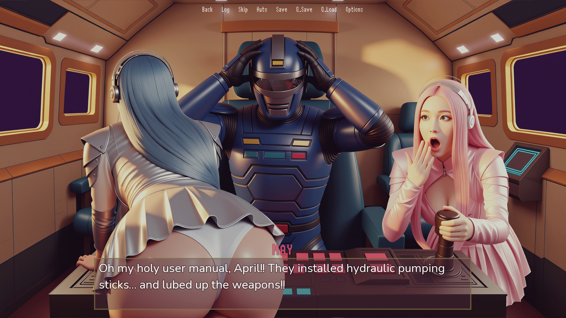 Gameplay — Cena na nave